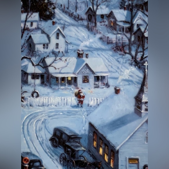 VTG1986 "Country Christmas" by Lowell Davis Schmid Collectors Gallery 8.5” Plate - Picture 2 of 9